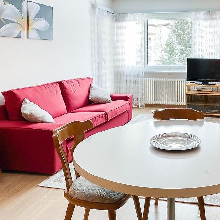 Zentrale Wohnung In St. Moritz Mit Grossem Balkon Exterior foto