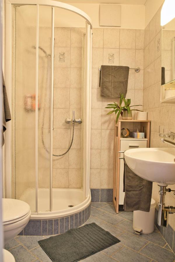 Zentrale Wohnung In St. Moritz Mit Grossem Balkon Exterior foto